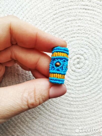 Бусина макраме для дред (dread perle)