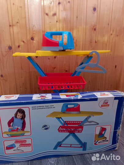 Детская гладильная доска с утюгом Полесье