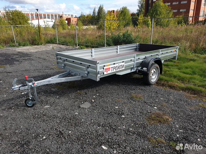 Прицеп легковой мзса 817717 3.5х1.5 м,хомут Е