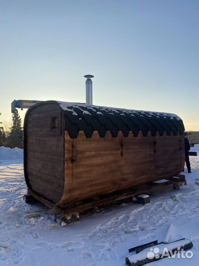 Баня Бочка Квадро 4 метра от производителя