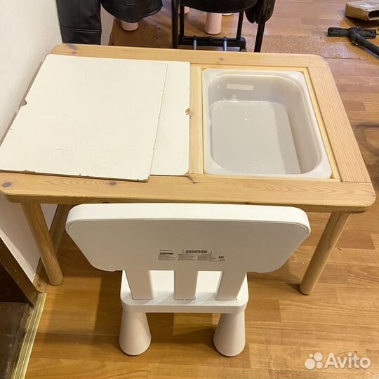 Детский стол и стул IKEA