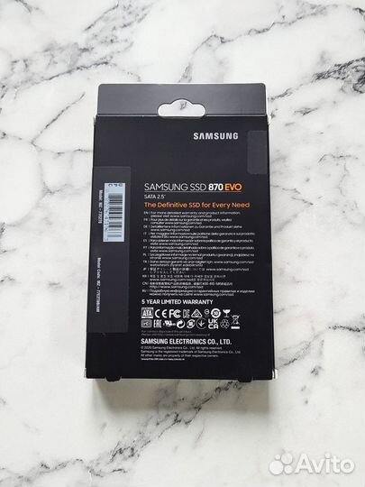 Samsung 870 EVO 2Tb SSD Новый