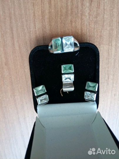 Серьги,серебро,кольцо