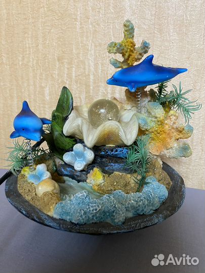 Декоративный фонтанчик - увлажнитель воздуха с под