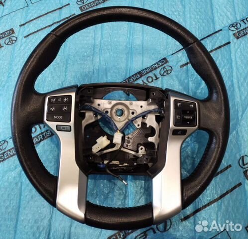 Руль Prado 150 с подогревом + кнопки выбор камер