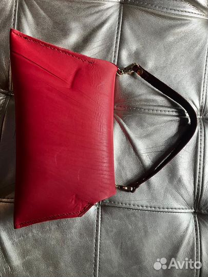 Кожаная сумка-клатч. Ручная работа