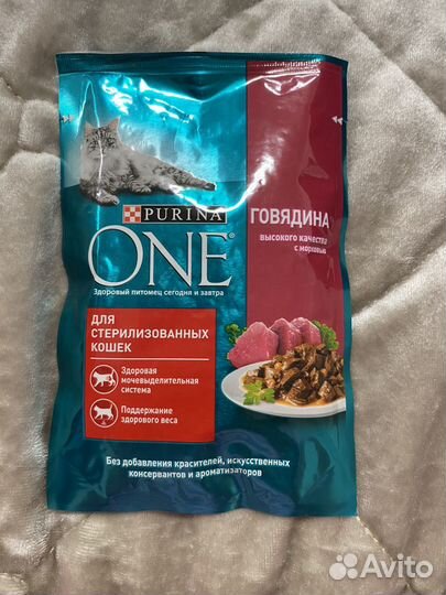 Влажный корм для кошек purina one