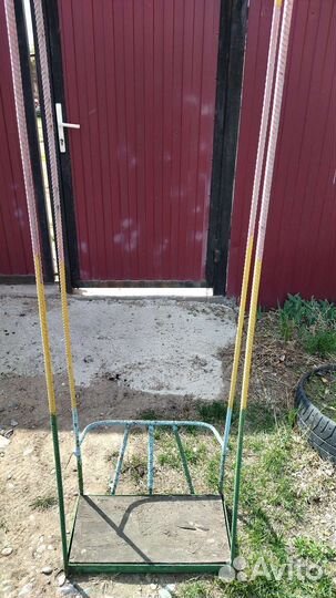 Детские качели уличные бу