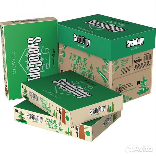 Офисная бумага a4 белая