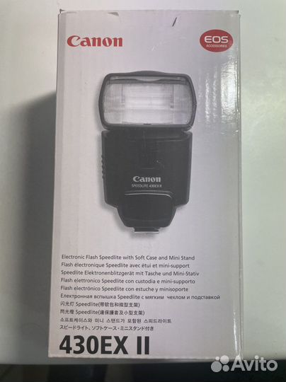 Вспышка canon 430 ex ii