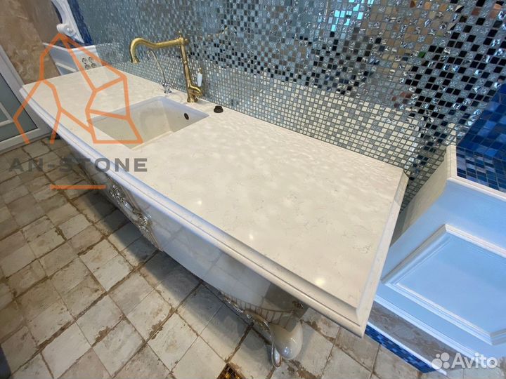 Умывальник из камня для ванной