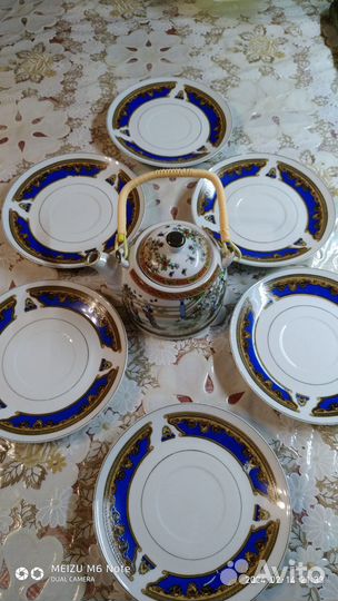 Чайный набор, фарфор, японские мотивы