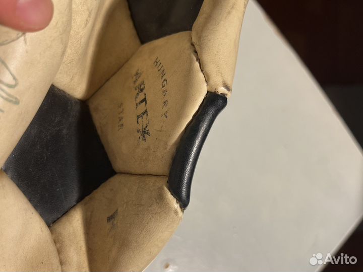 Футбольный мяч FIFA Раритет кожа с автографами