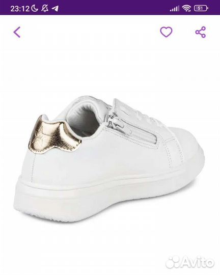 Кеды для девочки