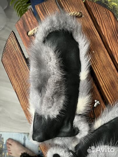 Рукавички из натуральной норки