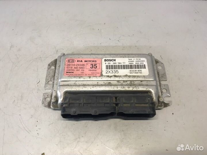 Блок управления двигателем Kia Spectra седан 1.6