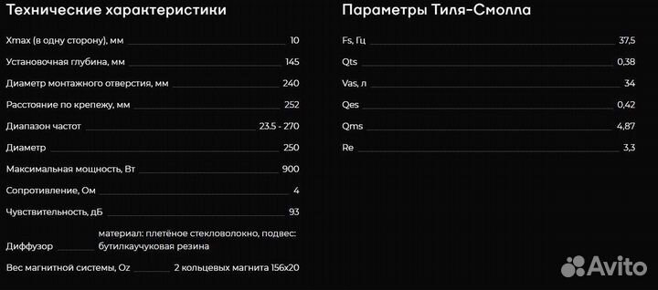 Subwoofer Ural AK-10