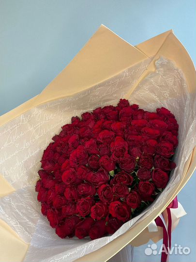 51 101 роза от 40 см