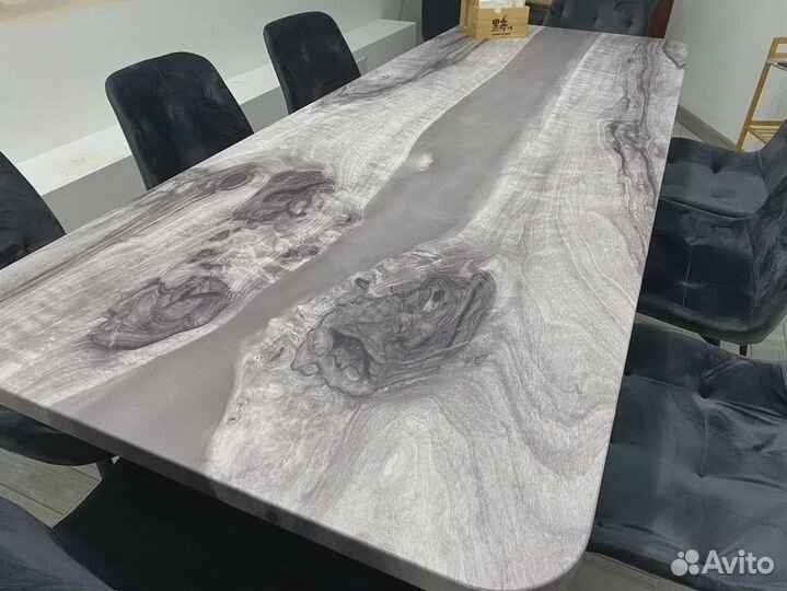 Стол кухонный thetable 220x90 см 3.27/2.1 gray B