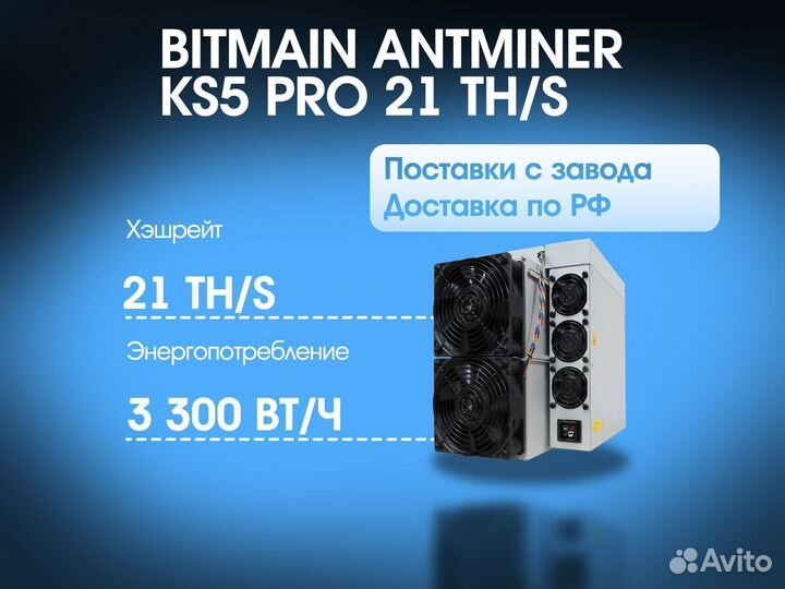 Antminer KS5 Pro 21 TH/S