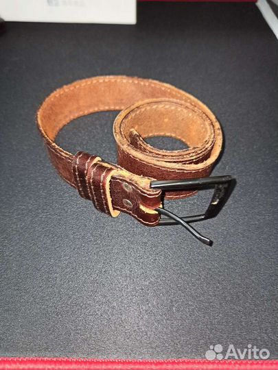 Мужской кожаный ремень ручной работы