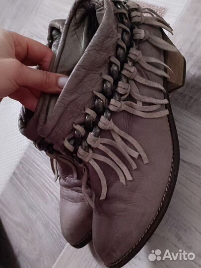Ботинки женские,38.5 размер, натуральные