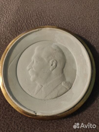 Гипсовый барельеф Сталин