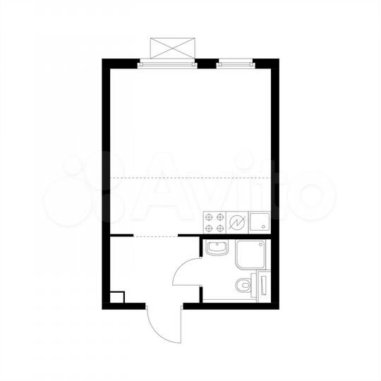 Квартира-студия, 25,4 м², 14/33 эт.