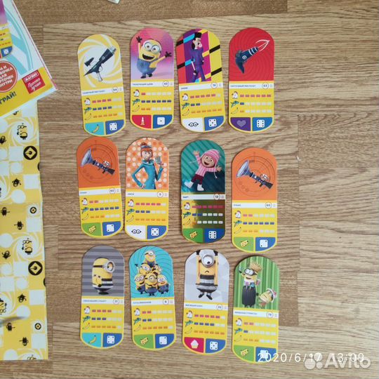 Гадкий Я Карточки альбом игра миньоны