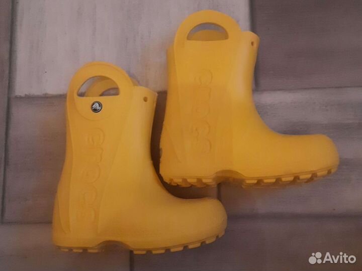 Резиновые сапоги crocs c9