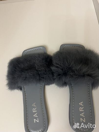 Тапочки женские меховые