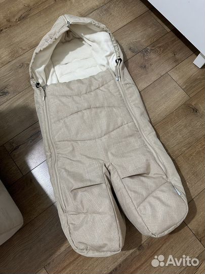 Муфта для ног Stokke бежевый меланж