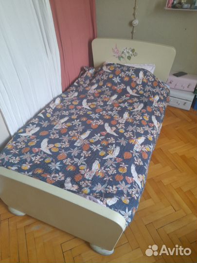 Детская кровать IKEA маммут с реечным дном