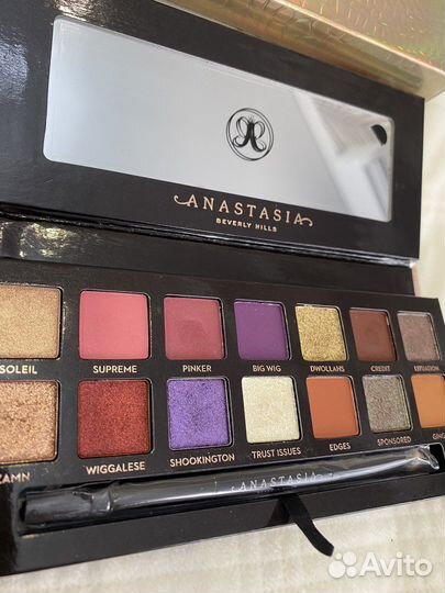 Палетка теней anastasia beverly hills