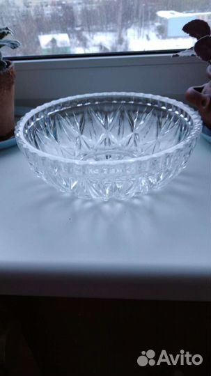 Салатник хрустальный