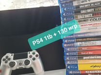 Sony PlayStation 4/отличное состояние 130 игр ps4