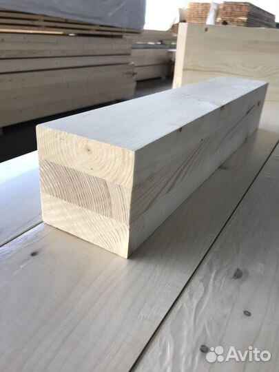Клееный брус сосна, 200х200 мм, сорт ав
