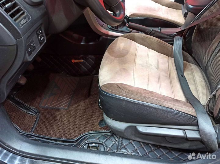 Ковры в салон на toyota corolla