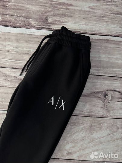 Спортивные штаны Armani Exchange черные мужские