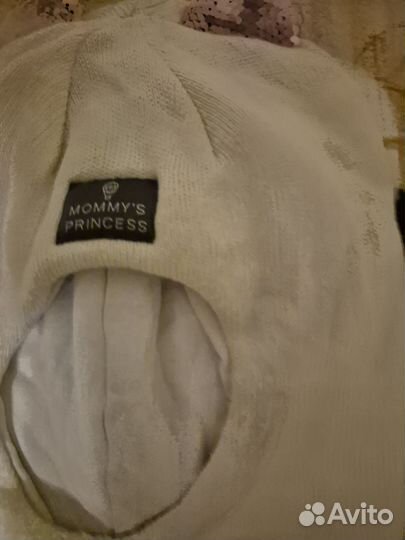 Шапка шлем для девочки 50-54