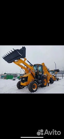 Аренда Экскаватора погрузчика JCB, уборка снега