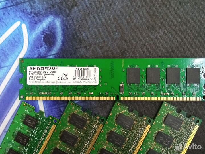 Оперативная память ddr2 2gb/1gb