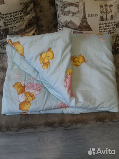 Одеяло шерстяное детское