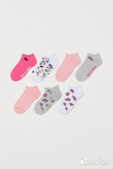 Новые носки H&M для девочки комплект 7 пар