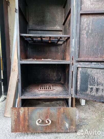 Коптильня горячего копчения бу