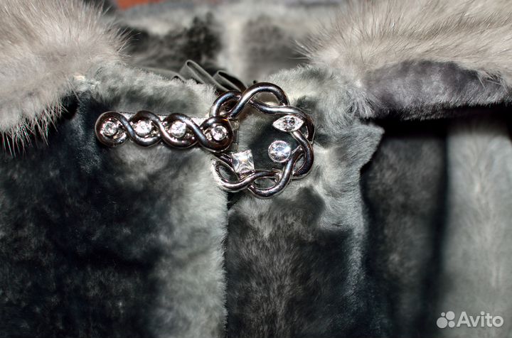 Шуба из мутона 44-46 размер