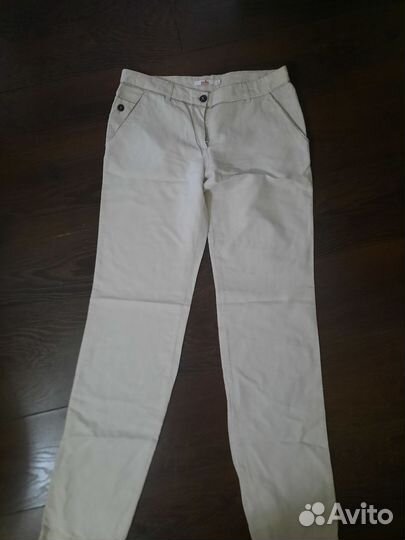 Брюки женские, 46 размер, Лен