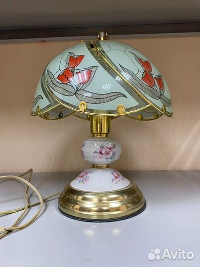 Красивая настольная лампа СССР светильник
