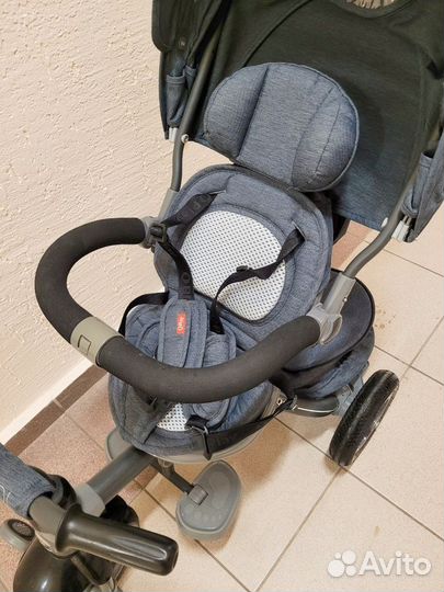 Велосипед с родительской ручкой складной