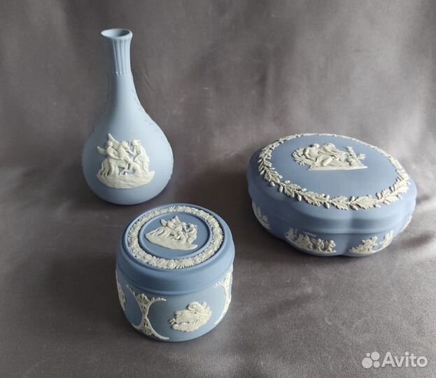 Фарфор wedgwood blue sage Jasper